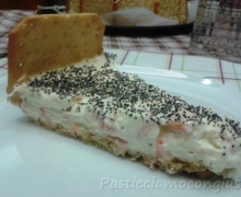 Cheesecake di salmone