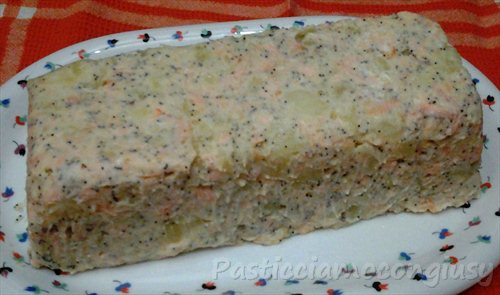 plumcake di salmone e patate