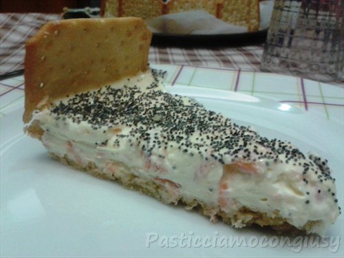 cheesecake al salmone